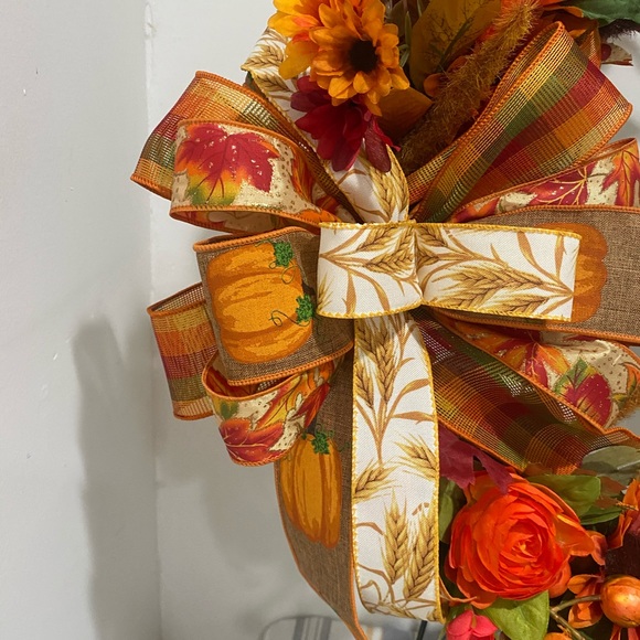 Fall Grapevine Wreath, Fall Wreath, Fall Decor - Picture 8 of 8